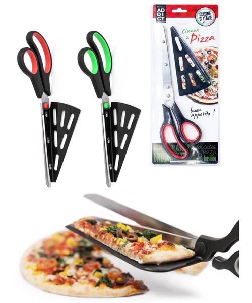 Ciseaux A Pizza Avec Pelle A Pizza 30.5 Cmlame Inox Ustensile Cuisine