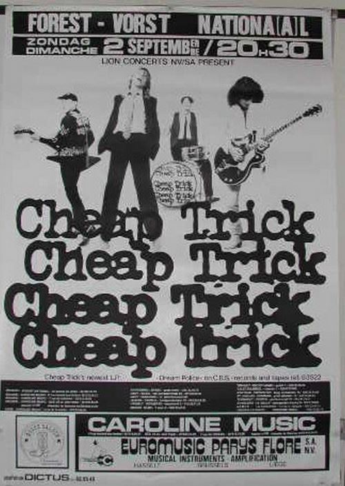 Cheap Trick - 70x100 cm - AFFICHE / POSTER