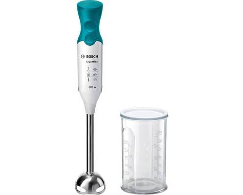 Bosch ErgoMixx MSM66110 - Handblender - 600 W - wit / dynamisch blauw