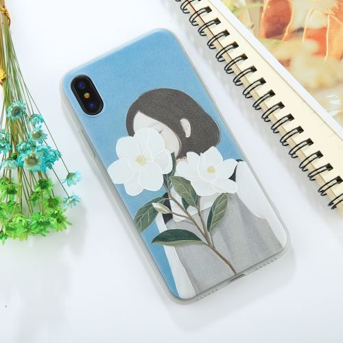 Iphone X / Xs Coque Protection Tpu Fleurs Als79903