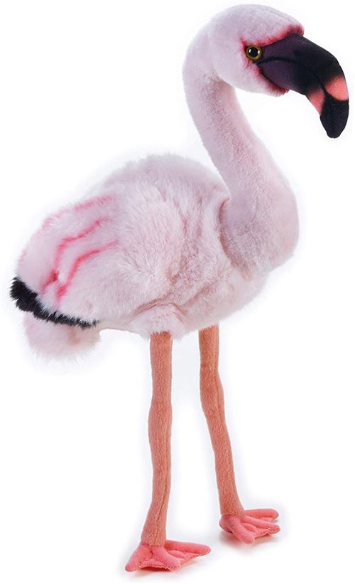 National Geographic peluche flamingo junior 45 cm en peluche rose