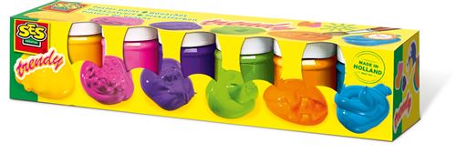 Peinture gouache - 6 pots de 50 ml : Tendance