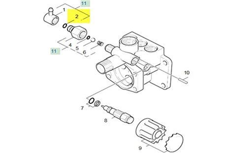 Karcher Joint Torique 8.0 X 2.0 pour Nettoyeur Haute-Pression - 63621010