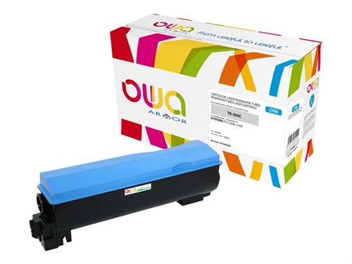 Toner laser cyan armor compatible tk560c pour imprimante laser - capacité 10000 pages k15482ow