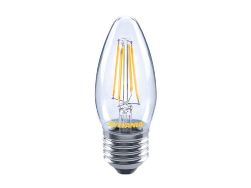 Sylvania 0027496 Lampe LED E27 Bougie 4,5 W 470 Lm 2700 K