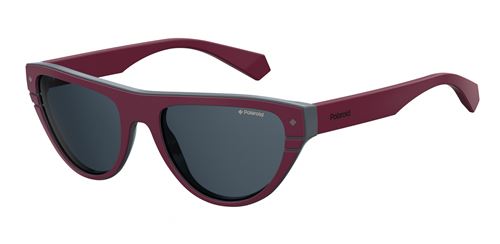 Polaroid lunettes de soleil 6087FSF/C3 dames bordeaux avec verres gris