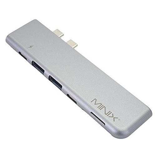 Adaptateur multiport USB-C MINIX NEO C-DSI USB-C double pour MacBook Pro