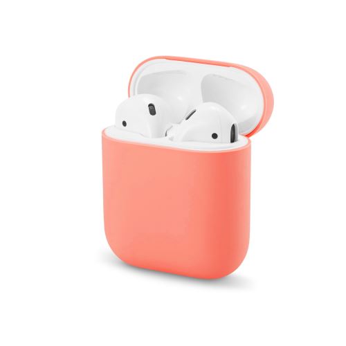 Coque en silicone WISETONY épais et souple antichoc pour Apple AirPods - Orange