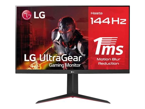 LG UltraGear 32GN650-B - LED-monitor - 32 (31.5 zichtbaar) - 2560 x 1440 QHD @ 165 Hz - VA - 350 cd/m² - 3000:1 - HDR10 - 1 ms - 2xHDMI, DisplayPort