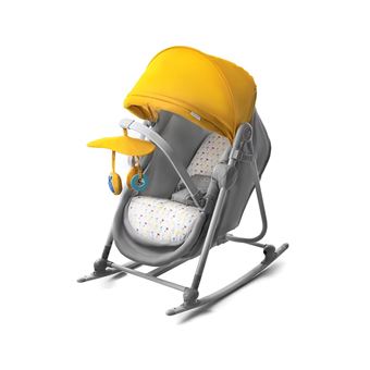 Berceau Pour Bebe 5 En 1 Pliable Unimo Kinderkraft Jaune Transats Pour Bebe Achat Prix Fnac