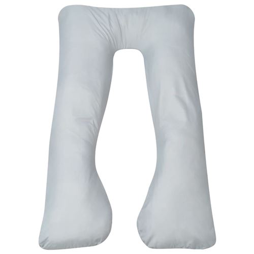 vidaXL Coussin de grossesse 90 x 145 cm Gris