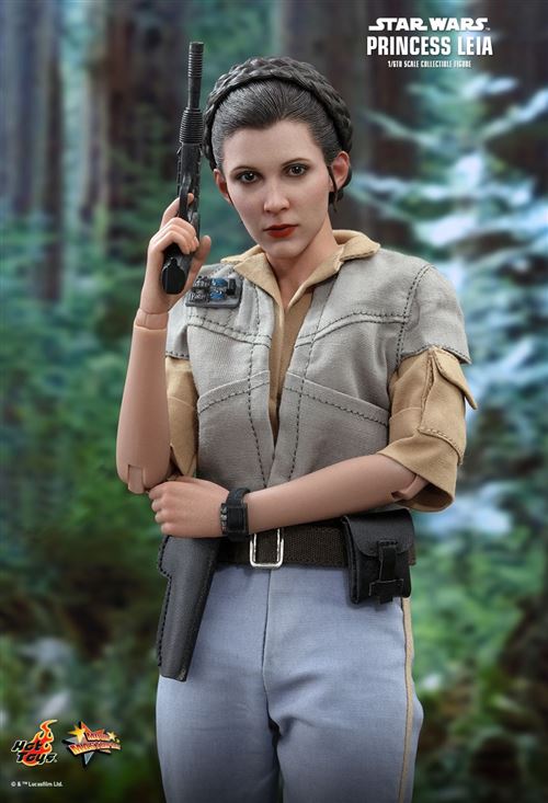 Figurine Hot Toys MMS549 Star Wars Return Of The Jedi Princess Leia Figurine de collection a la Fnac