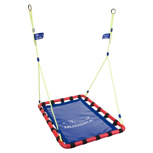 Hudora Alu Square 120 - Balançoire - Bleu/Rouge