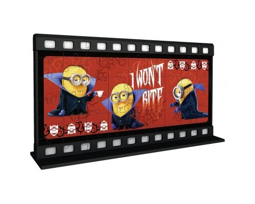 Ravensburger - 11209 - puzzle 3d bobine film minions grand bat 108 pièces