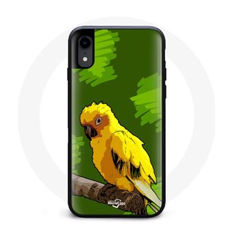 Coque Iphone XR Perruche Jaune Maniacase - 1