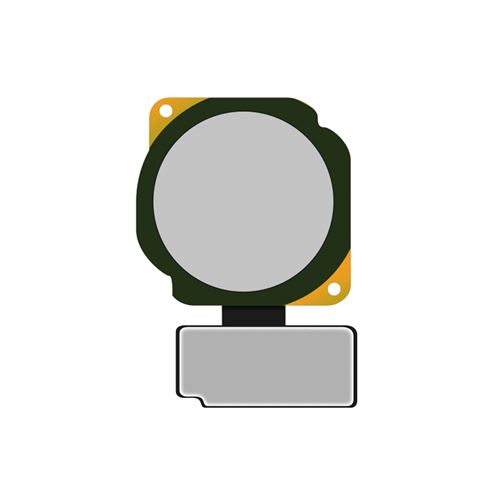 Bouton Home pour Honor 9 Lite de Remplacement avec Nappe de connexion argent Clappio