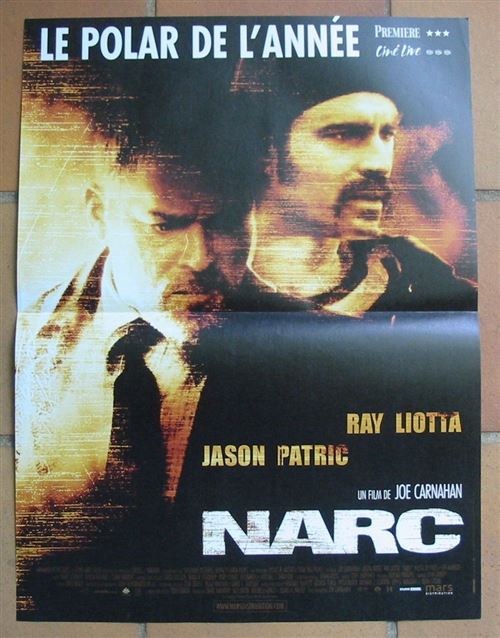 Narc - 2003 - Jason Patric, Ray Liotta - 40x60cm - Affiche de cinéma originale pliée