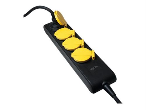 LogiLink - Coupe-circuit - CA 250 V - 3680 Watt - entrée : bipolaire - connecteurs de sortie : 4 - 1.4 m cordon