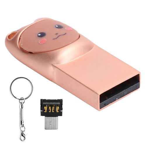 Clé USB lecteur flash transmission Grande Vitesse pour IBM PC 128G rose