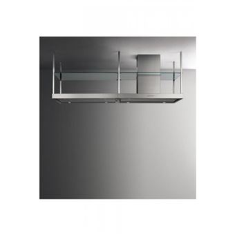 Hotte Ilot FALMEC EUROPA2631, 120cm, Commandes Electroniques retro-eclairees, Finition Inox, moteur 4 vitesses, Debit d''air boost = 680m3/h, Puissance acoustique max = 61dB. Eclairage LED. Classe energetique : B