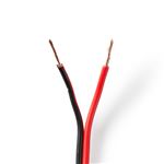 PD Connex Câble Haut-Parleur Câble Universel, Noir/Rouge 10 m 2x 0,75mm -  10m