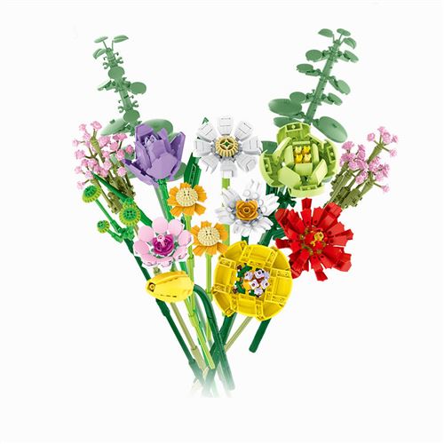 Blocs de construction Bouquet de fleurs MORK 034003 Plantes Éternelles 854 pièces