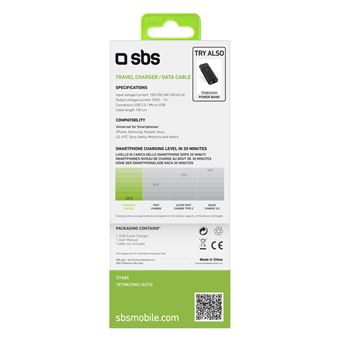 Kit de chargement Micro USB- SBS