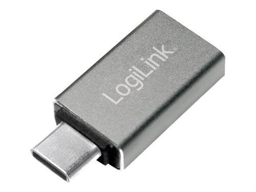 LogiLink - USB-adapter - USB (V) naar USB-C (M) - USB 3.1 Gen1 - zilver