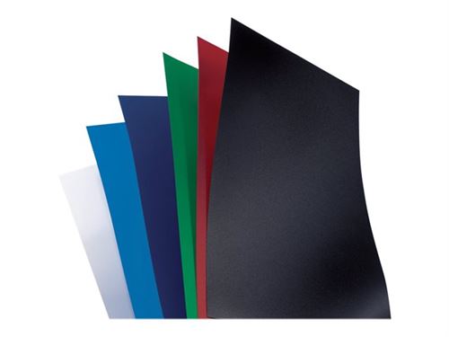 GBC PolyOpaque - A4 (210 x 297 mm) - 300 micromètres - noir - 100 unités couverture à reliure polypropylène - pour IBICO CombBind ibiMaster 250e