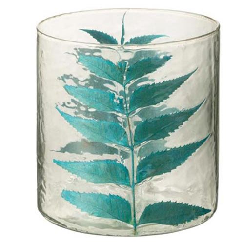 Paris Prix Bleu Vase En Verre Rond - Image 2