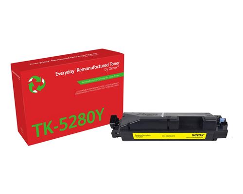 Everyday™ Yellow Remanufactured Toner by Xerox compatible with Kyocera TK-5280Y, Standard capacity