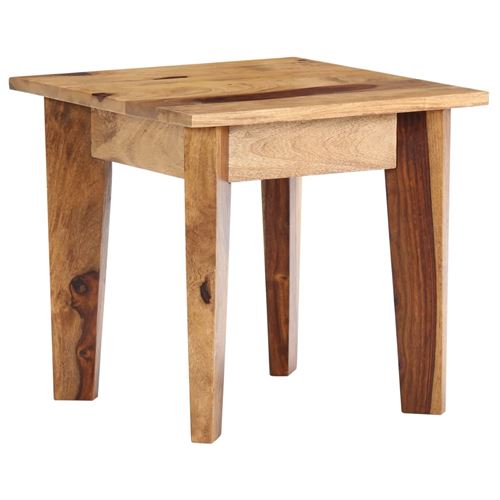vidaXL Table d'appoint 43x43x40 cm Bois de Sesham solide