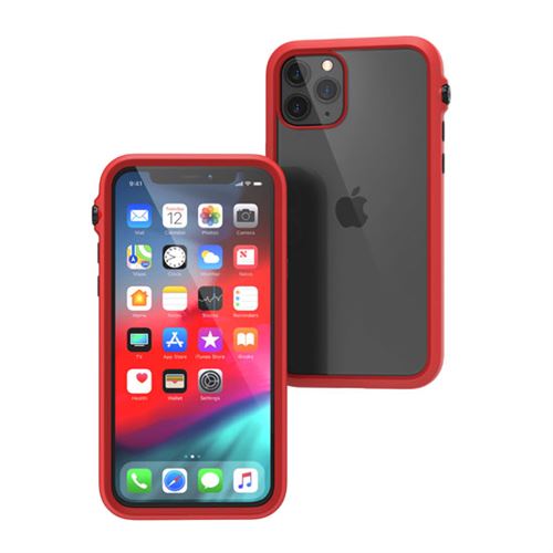 Coque Waterproof pour iPhone 11 Pro Rouge