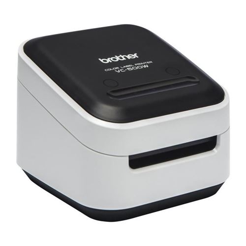 Brother Vc-500W - Imprimante D'Étiquettes - Couleur - Thermique Direct - Rouleau (5 Cm) - 313 Ppp - Jusqu'À 8 Mm/Sec (Mono) / Jusqu'À 8 Mm/Sec (Couleur) - Usb 2.0, Wi-Fi(N) - Outil De Coupe