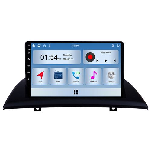 Autoradio RoverOne® Bluetooth CarPlay 2 Din 6Go RAM 128Go ROM pour BMW X3 E83 2003-2010
