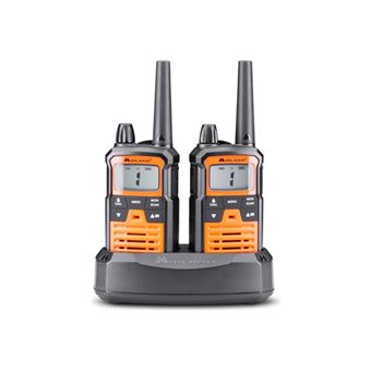 Midland XT70 PRO - Hobby & Work - portable - radio 2 bandes - PMR/LPD - 446.00625 - 446.19375 MHz - 101 canaux - orange (pack de 2) - 1