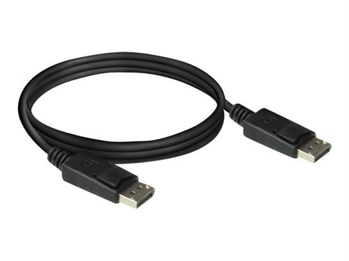 ACT - DisplayPort kabel - DisplayPort (M) naar DisplayPort (M) - DisplayPort 1.2 - 3 m - gevormd, ondersteunt 4K60Hz (3840 x 2160), snap-in - zwart