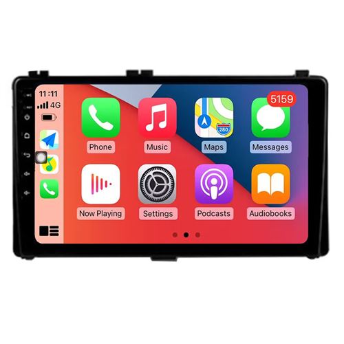 Autoradio CarPlay RoverOne Android 2Go RAM 32Go ROM GPS Bluetooth pour Toyota Corolla Auris E180 2017 2018 2019