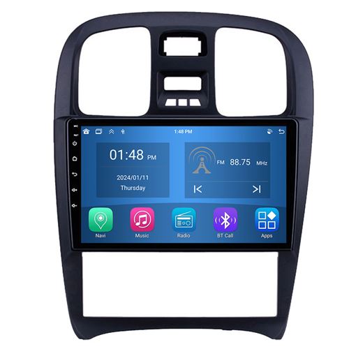 Autoradio RoverOne® Bluetooth CarPlay Android Auto Navigation 4Go RAM 64Go ROM pour Hyundai Sonata EF 2001-2012