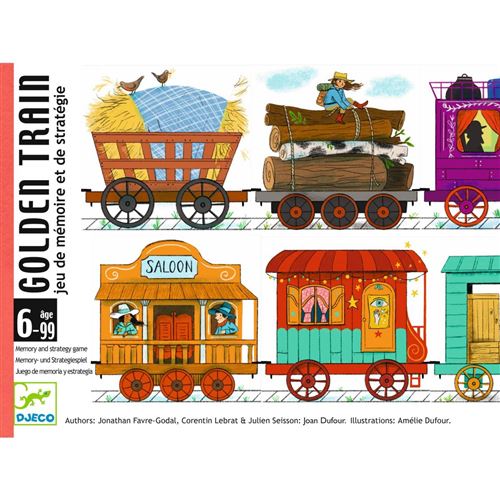 Jeu classique Djeco Golden Train - vue 1