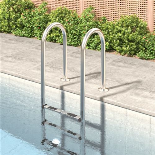 Vidaxl &eacute;chelle de piscine 54x38x158 cm acier inoxydable 304