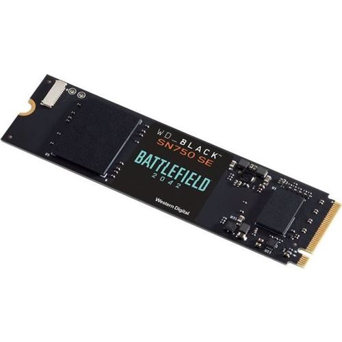 WD_BLACK SN750 SE WDBB9J5000ANC - Battlefield 2042 Bundle - SSD - 500 GB - intern - M.2 2280 - PCIe 4.0 (NVMe)