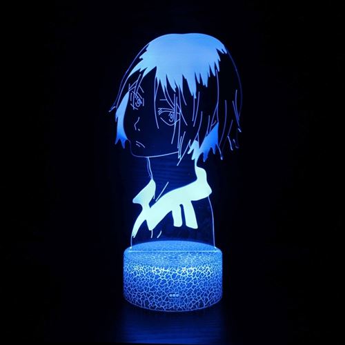 Lampe 3D Tactile Veilleuses Enfant MY1924 Haikyuu 16 Couleurs avec Telecommande