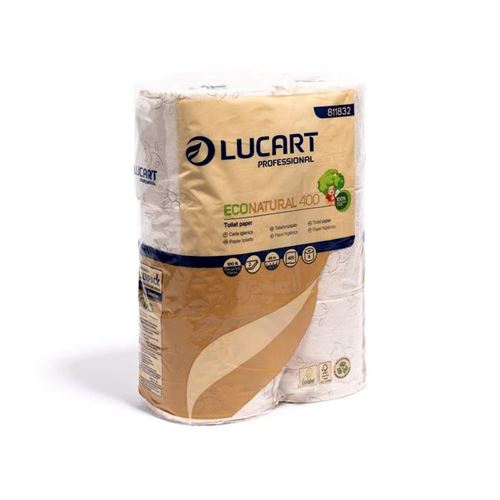 Carton de 30 rouleaux de papier hygiénique EcoNatural - 629182