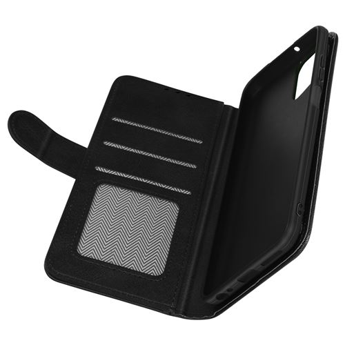 Étui pour Motorola Moto G32 Clapet Portefeuille Fonction Support Vidéo Avizar Noir