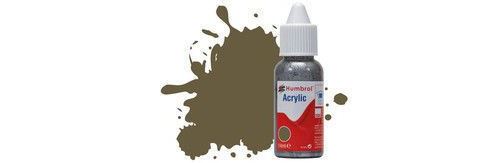 Peinture Humbrol Acrylic Dropper Bottle 14ml 86 Olive Green - Matt - Humbrol