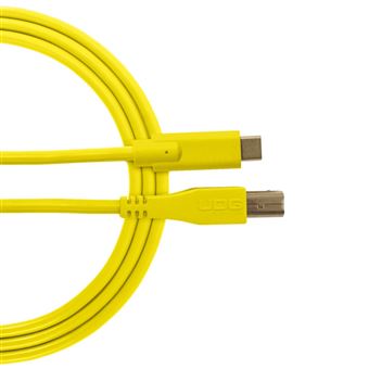 UDG U 96001 Yl - Câble UDG USB 2.0 C-B Jaune Droit 1.5m - 1