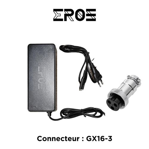  Eroz Chargeur Rapide Universel de Trottinette &Eacute;lectrique pour Batterie 60V 