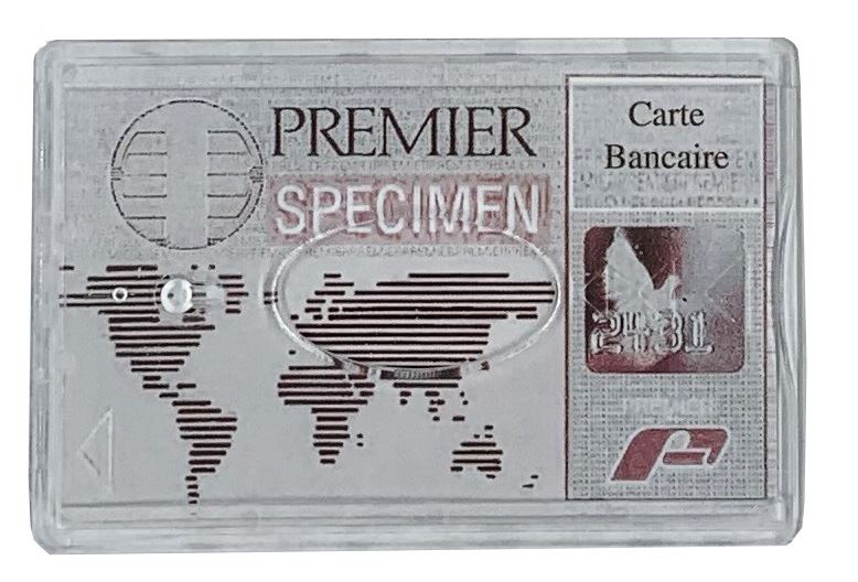 Etui Rigide Pour Carte Bancaire - Bleu Transparent, Fabriqué En France, Protection Max