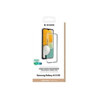 Bigben Connected Silisoft - Coque de protection pour téléphone portable - polyuréthanne thermoplastique (TPU) - transparent - ultra mince - pour Samsung Galaxy A04s, A13 5G